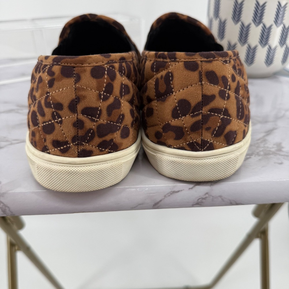 torrid Brown Leopard Print Slip-On Sneakers 9.5W - Picture 4 of 6